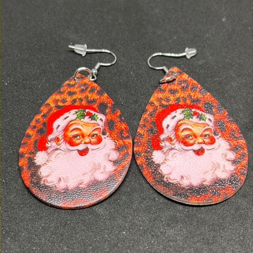 Earrings‎ Christmas Santa